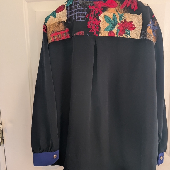 Colorful Patterned Button-Up Shirt - Picture 9 of 10